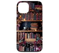 Books and Coffee Cozy Bookish Library Autumn Aesthetic Case for iPhone 13