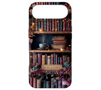 Books and Coffee Cozy Bookish Library Autumn Aesthetic Case for iPhone Air