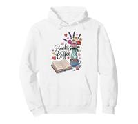 Books and Coffee for Readers & Caffeine Lovers Pullover Hoodie