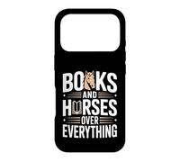 Books And Horses Over Everything Reader Case for iPhone 17 Pro