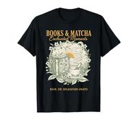 Books and Matcha Enchanted Moments Green Tea Matcha T-Shirt