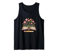 Books are Best Louder Than Words Flowers Tank Top