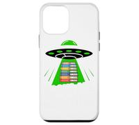 BOOKS ARE ESSENTIAL UFO Alien Abduction Reader Humor Case for iPhone 12 mini