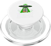 BOOKS ARE ESSENTIAL UFO Alien Abduction Reader Humor PopSockets PopGrip for MagSafe