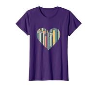 Books are My Love Language - Bookworm Gift T-Shirt, Women, Purple, 3X-Large