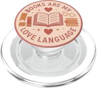 Books Are My Love Language PopSockets PopGrip for MagSafe