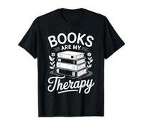 Books are My Therapy Summer Reading Book Lovers T-Shirt