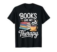 Books are My Therapy Summer Reading Book Lovers T-Shirt