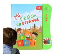 Books | Bilingual Learning Words with Sensitive Touch, Books for Learning to Read Words, for Children and Girls 3 Years, Birthday Children's Day Home School Travel Outdoor