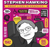 Books Button Great Lives in Graphics: Stephen Hawking Book Books Button Multicolor