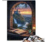 Books by The Window 1000 Piece Jigsaw Puzzles, Family Activity Fun at Home Activities, Birthday Present,Travel Gifts (26x38cm)