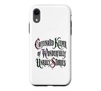Books Coffee Reading Quote gothic Story Readers men women Case for iPhone XR