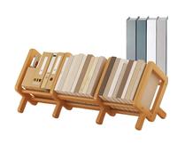 Books for Desk, for Desk, Extendable Wooden Organiser Holder, Display Shelf for Living Room, Office, Children's Room