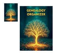 Books for Genealogy, Memory Family Tree Diary, Ancestor Memory Book for Family History, for Mother, Father, Grandparents, Living Room, Bookshelf, Bedroom, Birthday, School Tasks