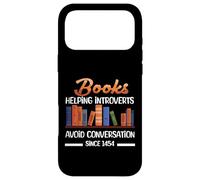 Books Helping Introverts Avoid Conversation Book Reading Case for iPhone 17 Pro Max