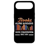 Books Helping Introverts Avoid Conversation Book Reading Case for iPhone Air