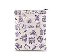 Books in The Shape of Heart Book Sleeve Books Gift Books Lover Gift Bookish Gift Book Protector with Zipper (Books Heart UK)