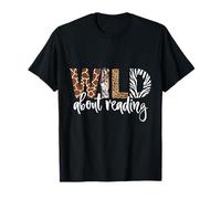 Books Lovers Library Day English Teacher Wild About Reading T-Shirt