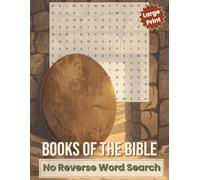 Books of the Bible No Reverse Word Search: Large Print Scripture Puzzles for Relaxation and Personal Christian Study | Forward, Downward and Diagonal Only with No Backward or Upside Down Words