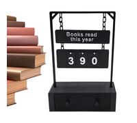 Books Read Counter for This Year - Goal Setting Scoreboard | Reading Progress Tracker | Clear Numbers Display | Literacy Tracking Signs for Students Teachers