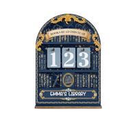 Books Read Sign - Desktop Reading Counter Ornament, Literary Goal Tracker Accent | Inspirational Book Display Tabletop Decoration For Study Library Nook Corner Home Workplace Accessories