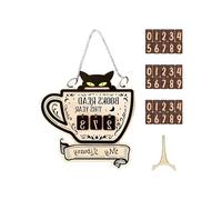 Books Read Tracker - Wooden Artistic Read Tracker Display | Book Lover Reading Counter Sign - for Home Display Library Apartment Dorm Study Office