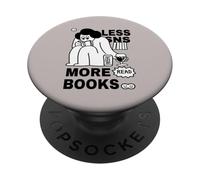 Books Reading Design PopSockets Adhesive PopGrip