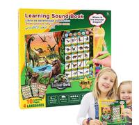 Books Sound , premium, - portable ergonomic functional Learning Book Electronic Spanish, English Arabic Russian Interactive, Musical Educational Toys Kids Ages | Kids Ages Over 2