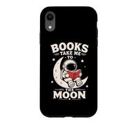 Books Take Me To The Moon Astronaut Reading Space Lover Case for iPhone XR