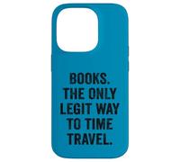 Books The Only Legit Time Travel Bookworm Reader Gift Case for iPhone 14 Pro