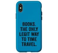 Books The Only Legit Time Travel Bookworm Reader Gift Case for iPhone X/XS
