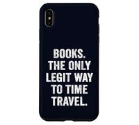 Books The Only Legit Time Travel Bookworm Reader Gift Case for iPhone XS Max