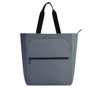 Books Totes Book Bag for Kids Adults, Blue Grey Gradient Water-resistant Children Activity Bag Art Tote Bag with Zipper for School Shopping Beach bolsa para llevar libros