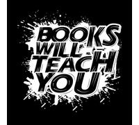 Books Will Teach You Modern Designs Wall Decals Paster Paper 42x42.7cm Can Modify and add Information White