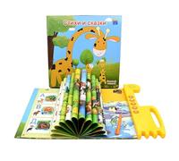 Books with Sound - 11.02x10.04 Inch Russian Interactive Learning with Audio for Kids, Language Practice Educational Tool, Fun Study Aids for Home, Travel, Teens and R