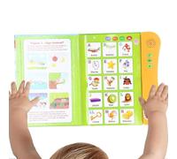 Books with Sound - Bilingual Educational Toy Sensitive Touch, Interactive Talking Books for Early Learning, Audio Reading Activity for Language Development, Portable Learning Companion for Home School