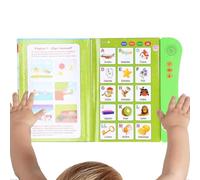 Books with Sound - Bilingual Educational Toy Sensitive Touch, Interactive Talking Books for Early Learning, Audio Reading Activity for Language Development, Portable Learning Companion for Home School