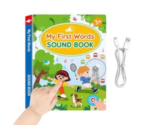 Books with Sound Interactive Educational Touch English Speaking | Rechargeable English Learning Books for Kids for 3+ Young Readers, Boys, Preschool, Home Reading, Christmas, Daily
