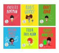 BOOKS4PEOPLE A Big Bright Feelings Collection 6 Books Set By Tom Percival (Perfectly Norman, Rubys Worry, Ravis Roar, Meesha Makes Friends, Til