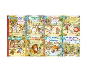 BOOKS4PEOPLE Aesop's Fables Easy Readers Series By Val Biro