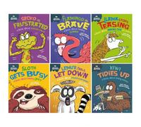 BOOKS4PEOPLE (Age 3-5) Sue Graves Behaviour Matters Series 2 Collection 6 Books Set (Gecko Is Frustrated, Lemur Feels Let Down, Llama Stops Tea