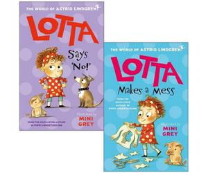 BOOKS4PEOPLE Astrid Lindgren Lotta Collection 2 Books Set (Lotta Says 'no' & Lotta Makes A Mess)