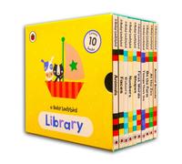 BOOKS4PEOPLE Baby Ladybird Library 10 Books Collection Set (Animals, Faces, Colours, Numbers, Shapes, First Words, Things That Go, On The Farm,