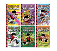 BOOKS4PEOPLE Beano Dennis & Gnasher Series Collection 6 Books Set (Battle For Bash Street School, The Abominable Snowmenace, Attack Of The Evil