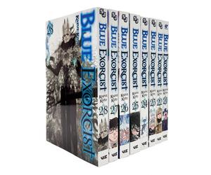 BOOKS4PEOPLE Blue Exorcist Volume 21-28 Collection 8 Books Set Series 5 By Kazue Kato
