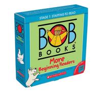 BOOKS4PEOPLE Bob Books - More Beginning Readers Box Set Phonics, Ages 4 And Up, Kindergarten (Stage 1: Starting To Read)