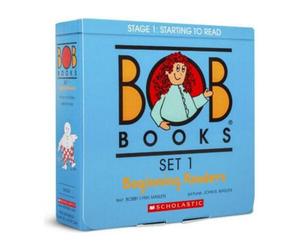 BOOKS4PEOPLE Bob Books - Set 1: Beginning Readers Box Set Phonics, Ages 4 And Up, Kindergarten (Stage 1: Starting To Read)