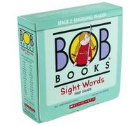 BOOKS4PEOPLE Bob Books - Sight Words First Grade Box Set Phonics, Ages 4 And Up, First Grade, Flashcards (Stage 2: Emerging Reader)