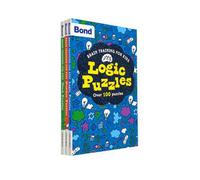 BOOKS4PEOPLE Bond Brain Training For Kids Oxford 3 Books Collection Set - Number Puzzles, Logic Puzzles, Word Puzzles