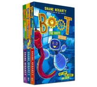 BOOKS4PEOPLE Boot Series 3 Books Set Collection By Shane Hegarty (Small Robot-Big Adventure, The Rusty Rescue, The Creaky Creatures)
